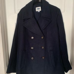 Navy Blue Pea Coat